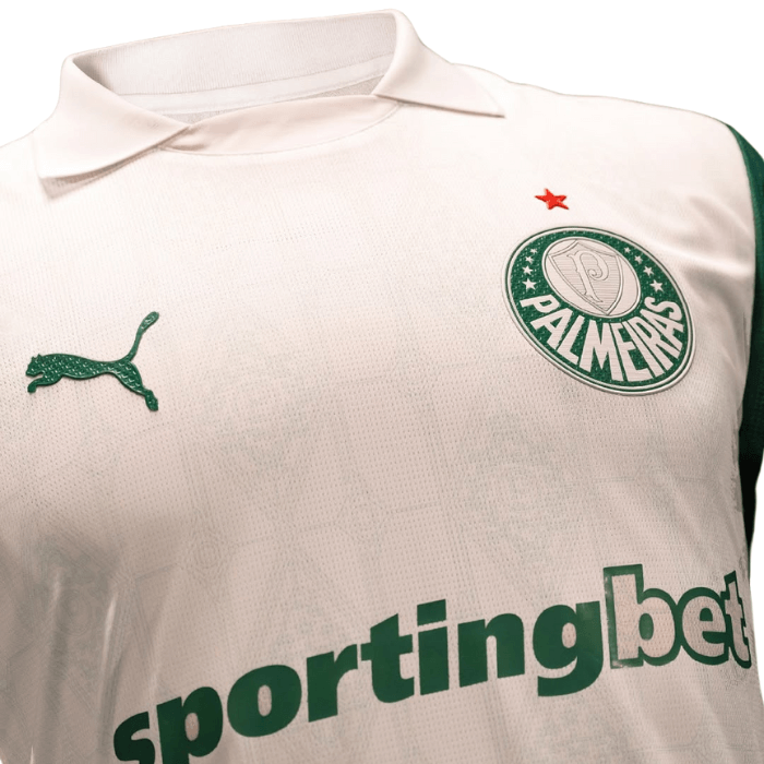 Camisa Palmeiras Versão Jogador II 2025/26 - Branca