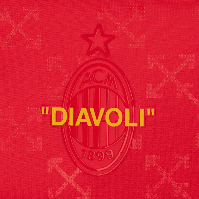 Camisa AC Milan IIII 2025/26 Masculina X Off-White Terra dos sonhos