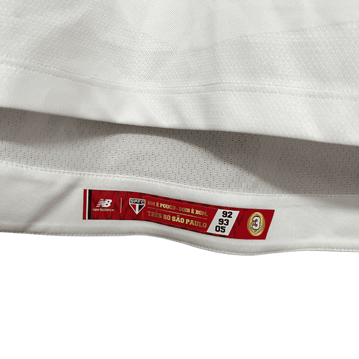 Camisa São Paulo Versão Jogador I 2025/26 Masculina - Branca