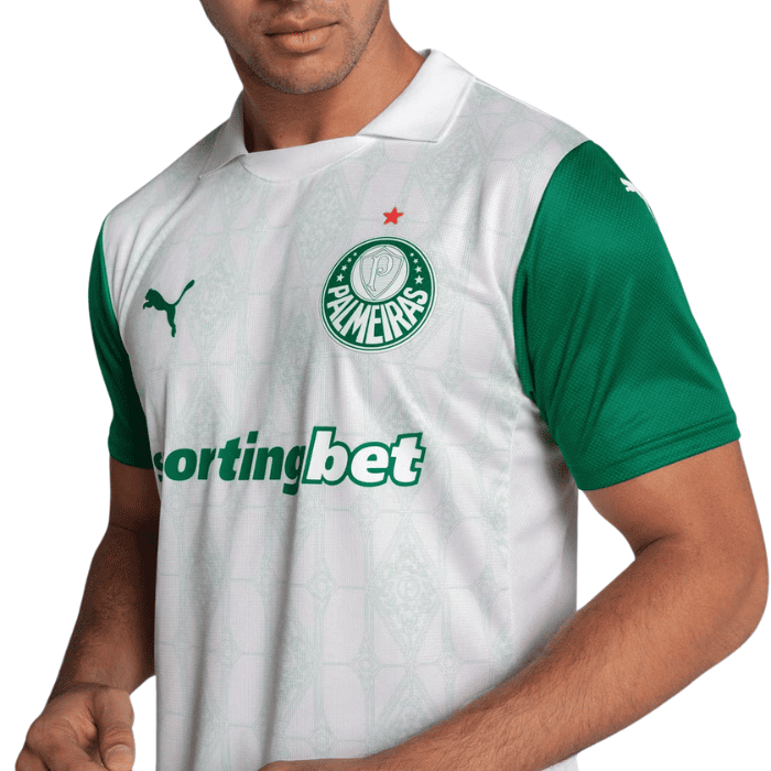 Camisa Palmeiras Versão Jogador II 2025/26 - Branca