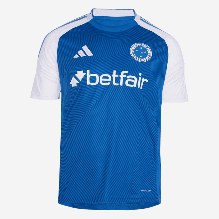 Camisa Cruzeiro I 2025/26 Masculina - Azul
