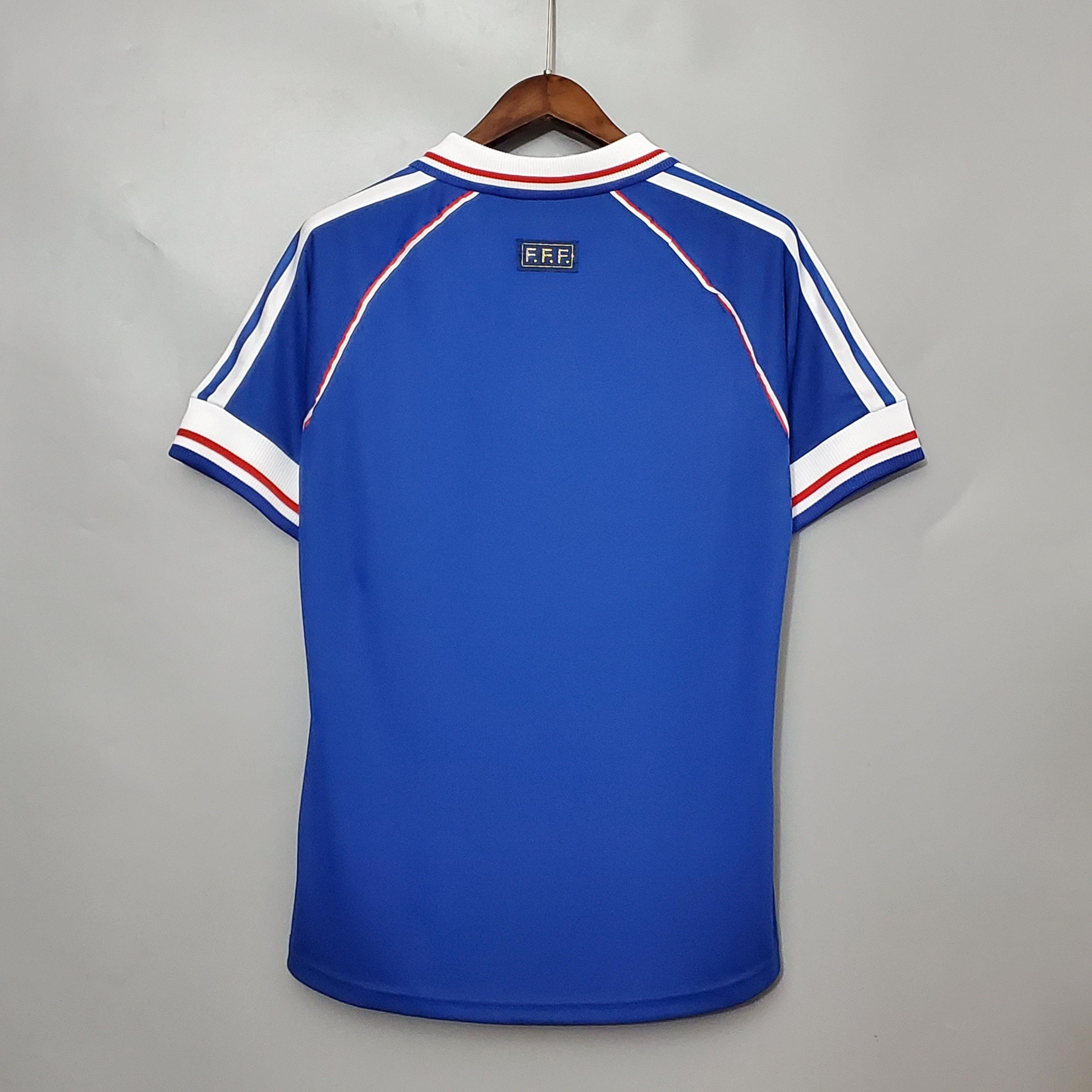 Camisa Retrô Seleção França 1998 Home