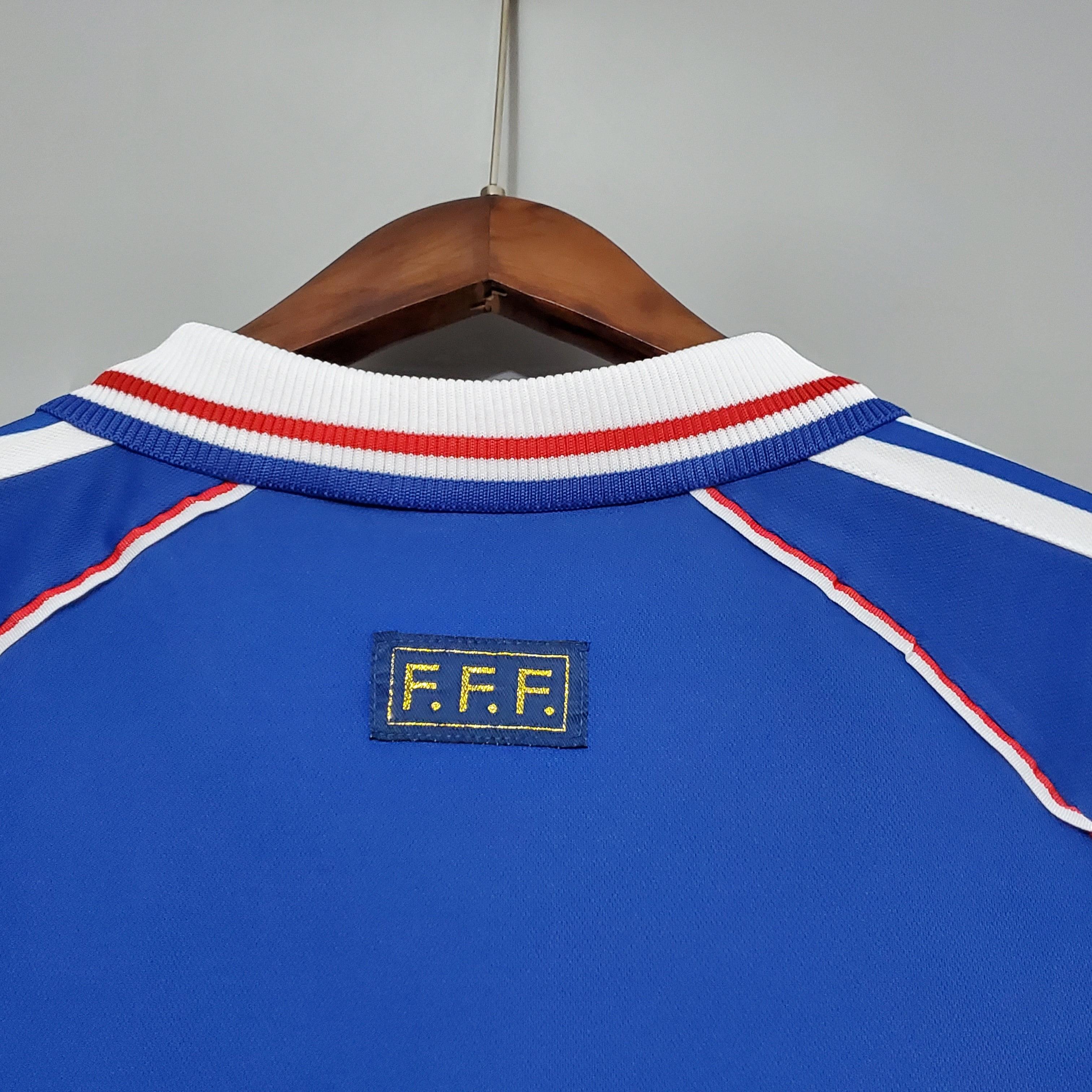 Camisa Retrô Seleção França 1998 Home