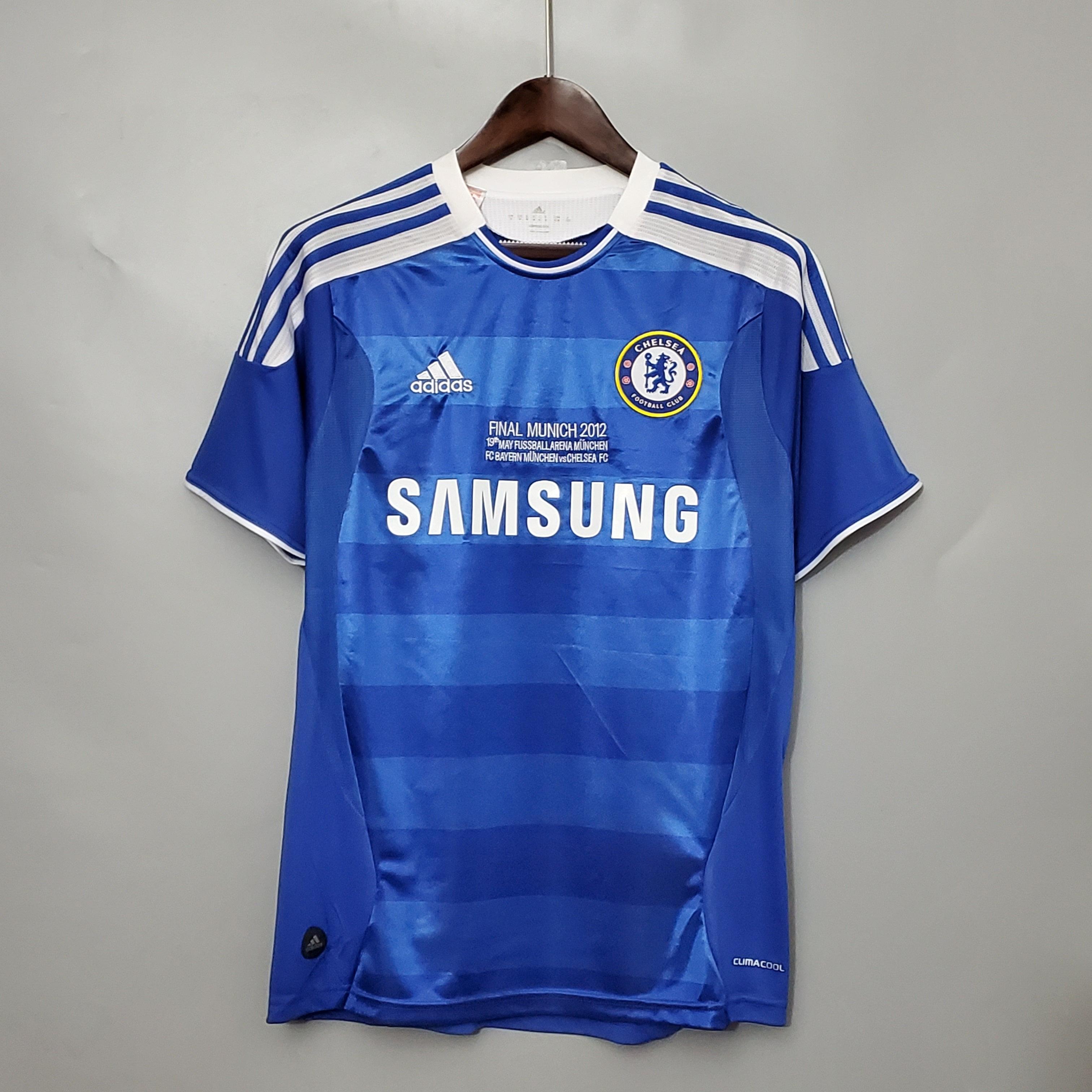 Camisa Retrô Chelsea FC 2012 Home Champions League Edition