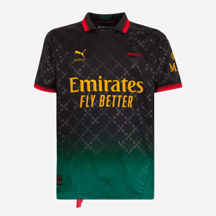 Camisa AC Milan IIII 2025 Masculina X Off-White Terra dos sonhos