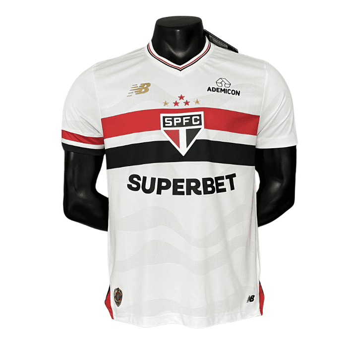 Camisa São Paulo Versão Jogador I 2025/26 Masculina - Branca