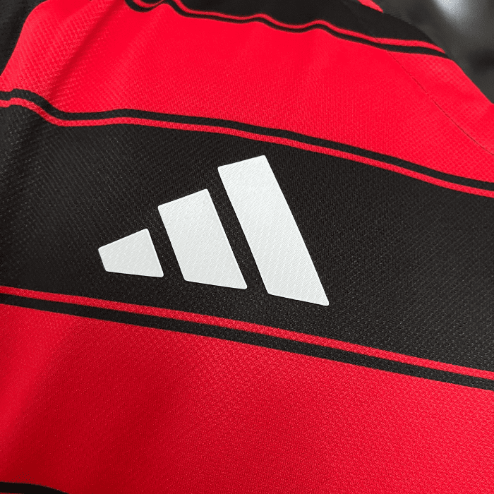 Camisa Flamengo Versão Jogador I 2025/26 Masculina - Vermelho e Preto