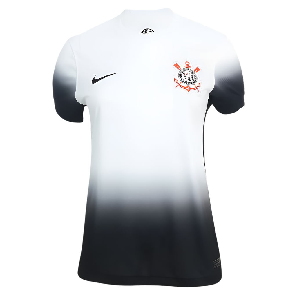 Camisa Corinthians Feminina II 2024/25 - Branco e Preto