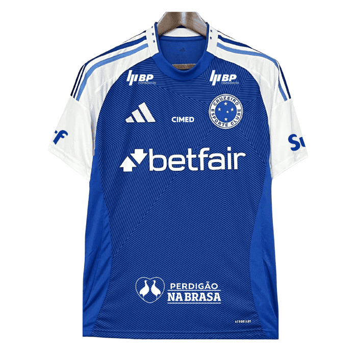 Camisa Cruzeiro I 2025/26 Masculina - Azul