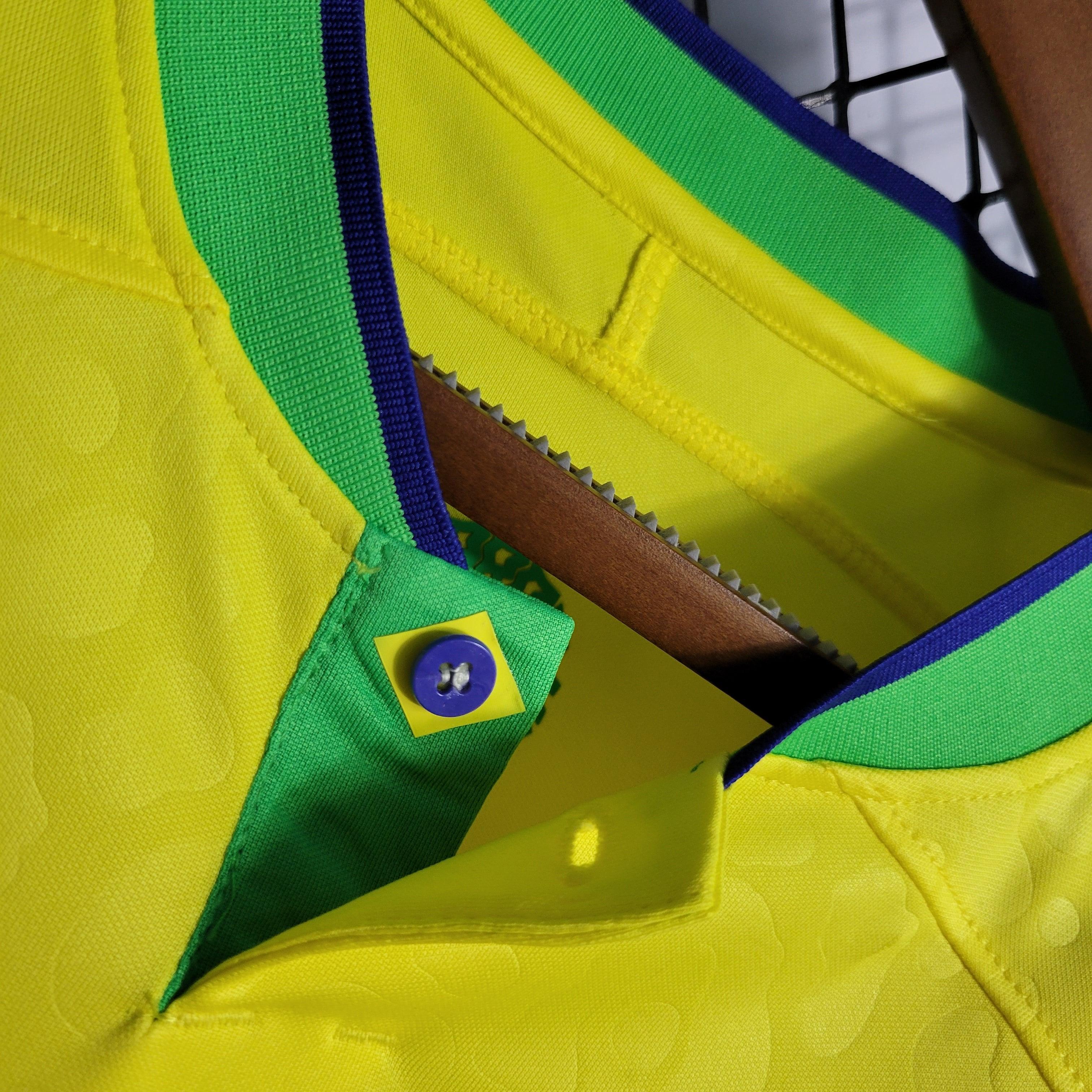 Camisa Brasil Home 2022 - Amarela