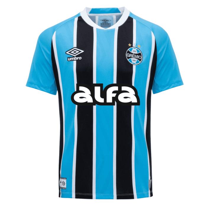 Camisa Grêmio I 2025/26 - Azul e Preta