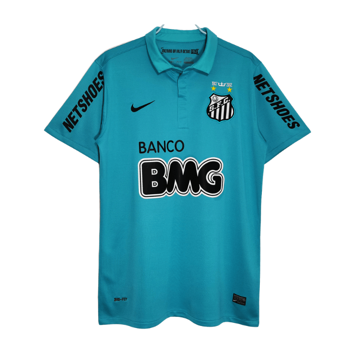 Camisa Santos Retrô 2012/13 Neymar #11 Torcedor Masculina - Azul