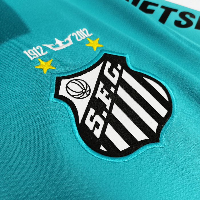 Camisa Santos Retrô 2012/13 Neymar #11 Torcedor Masculina - Azul