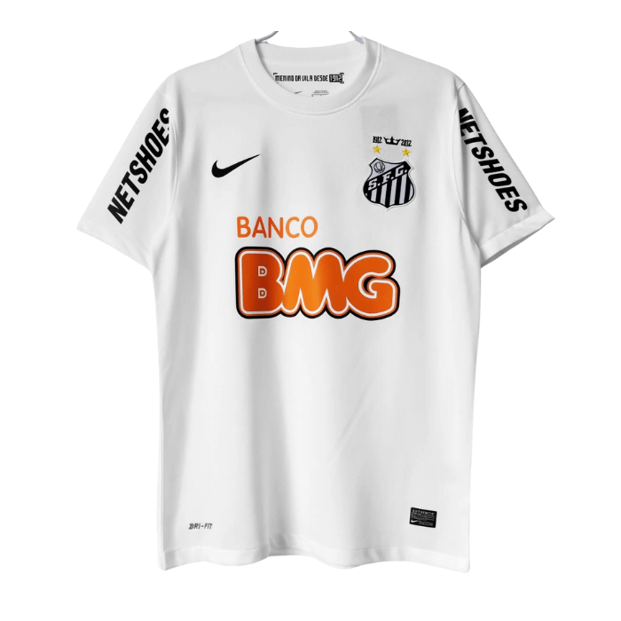 Camisa Santos Retrô 2012/13 Neymar #11 Torcedor Masculina - Branco