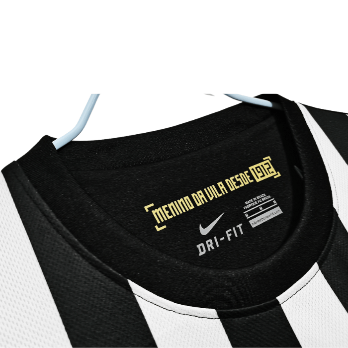 Camisa Santos Retrô 2012/13 Torcedor Nike Masculina - Preto e Branco