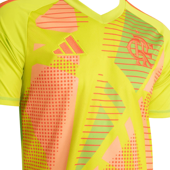 Camisa Flamengo Goleiro 2025/26 Adidas Masculina - Amarelo