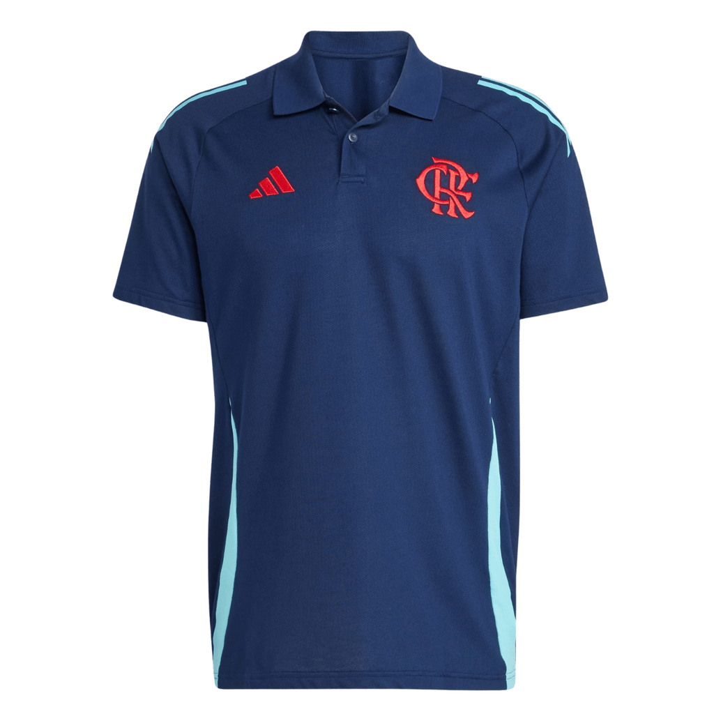 Camisa Flamengo Polo 2025/26 Adidas Masculina - Azul Marinho