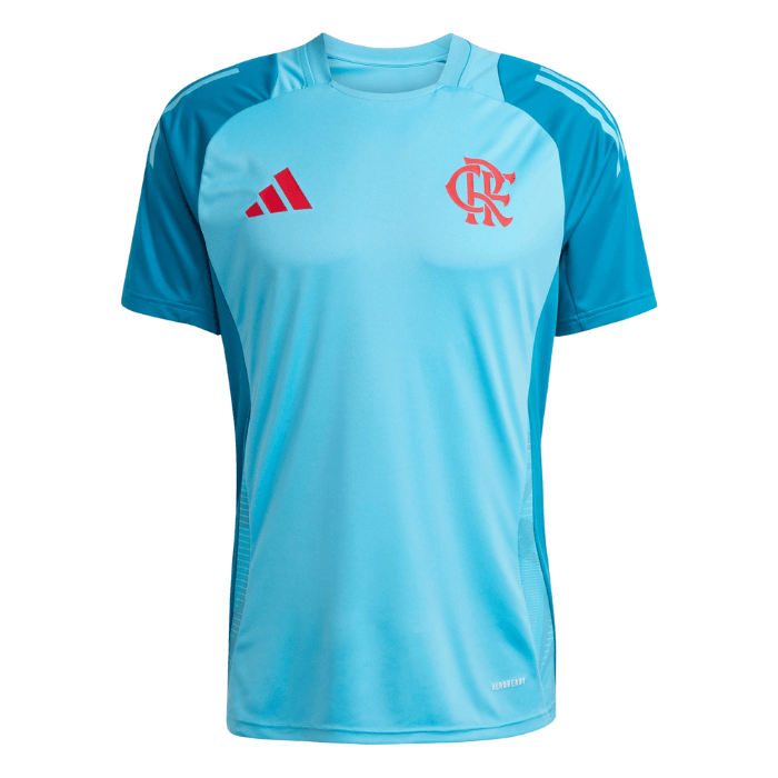 Camisa Flamengo Treino 2025/26 Adidas Masculina - Azul