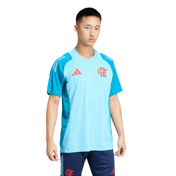 Camisa Flamengo Treino 2025/26 Adidas Masculina - Azul
