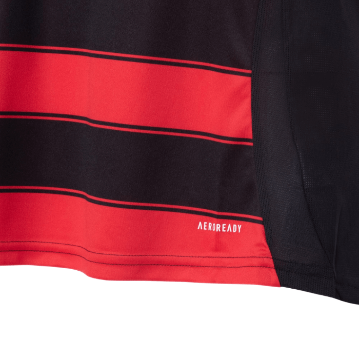 Camisa Flamengo I 2025/26 Feminina Adidas - Vermelho e Preto