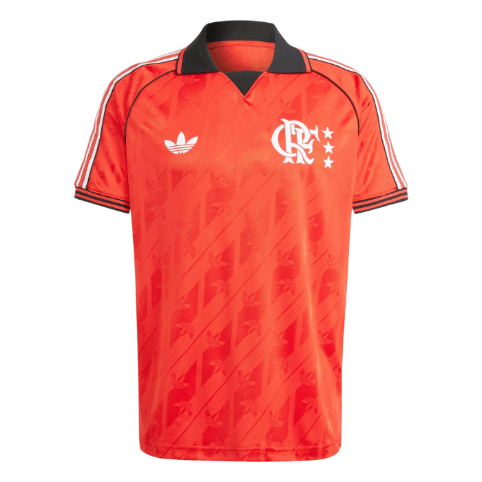 Camisa Flamengo Lifestyler Flamengo Polo 2024/25 - Vermela e preta