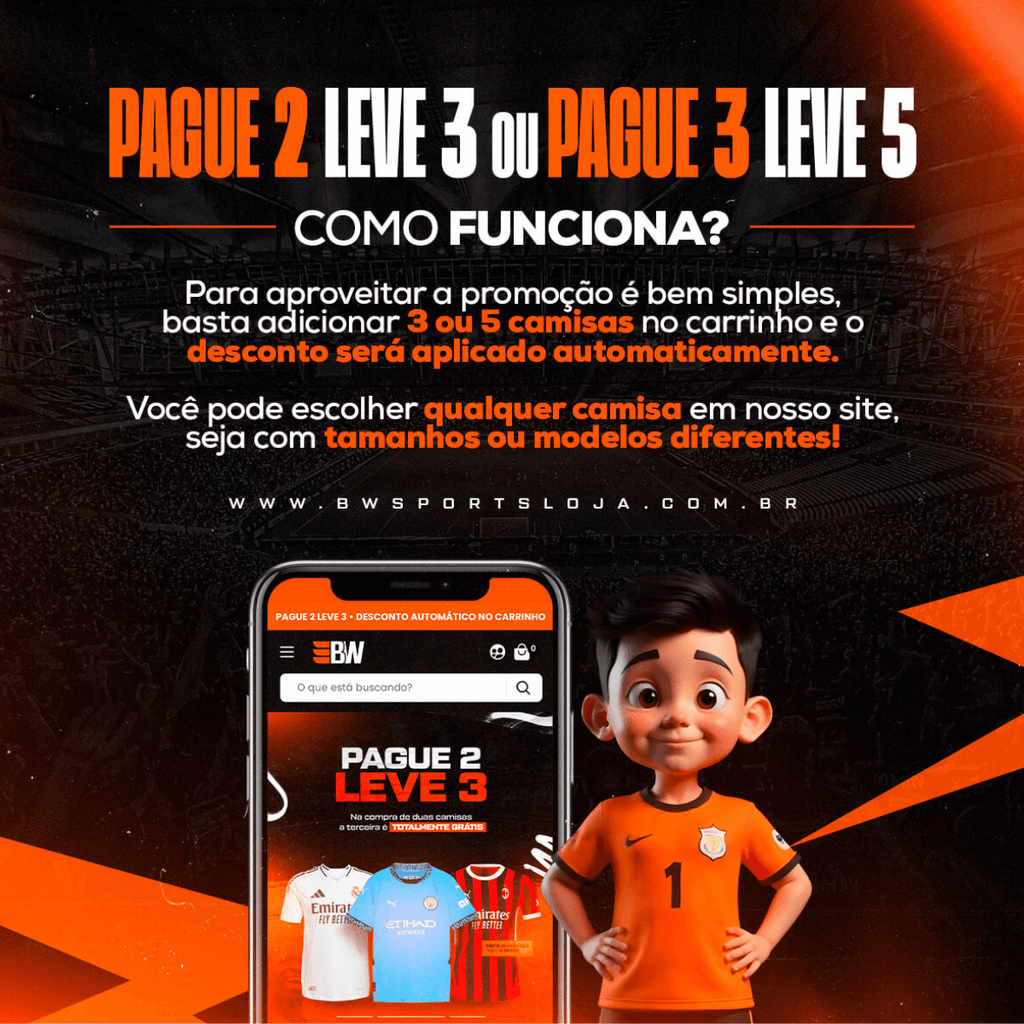 Conjunto Infantil Corinthians III 2024/25 - Branco e Preta