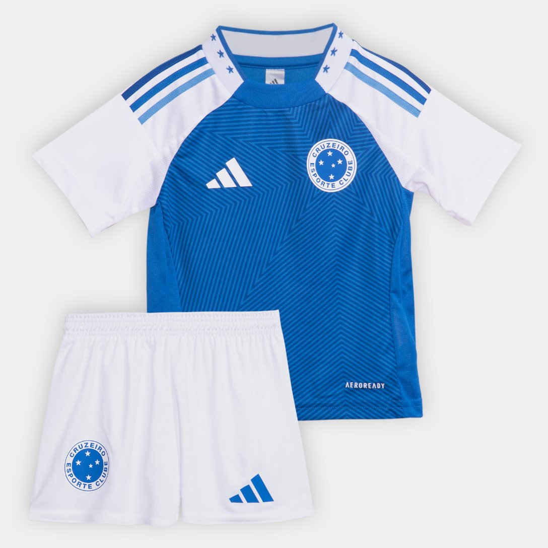Conjunto Infantil Cruzeiro I 2025/26 - Azul