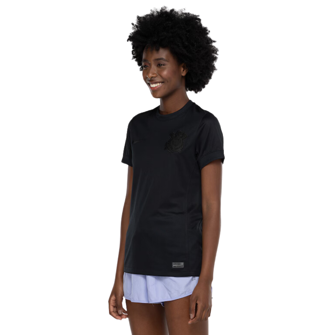 Camisa Corinthians I Feminina 2024/25 - Preta