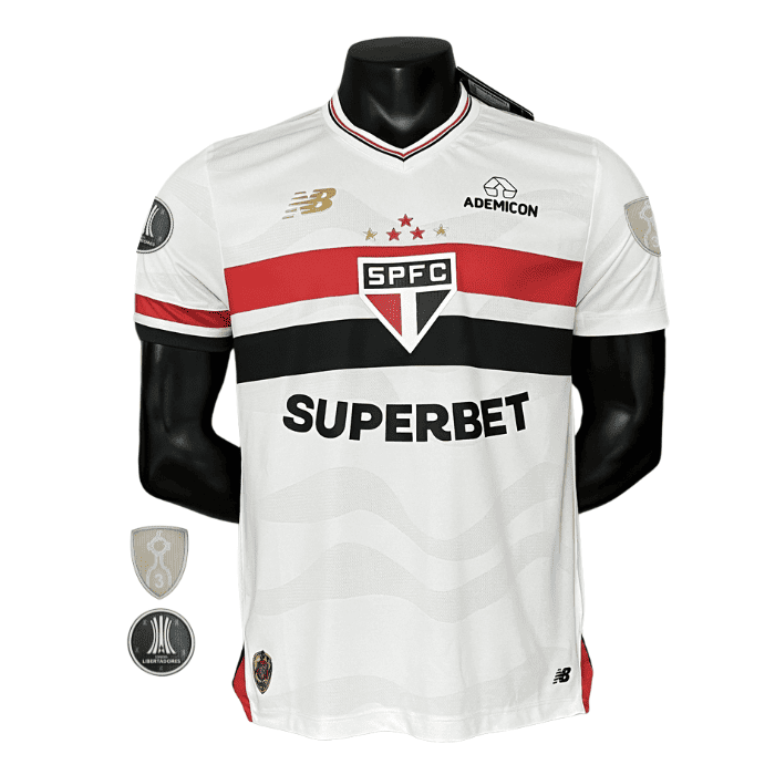 Camisa São Paulo Versão Jogador I 2025/26 Masculina - Branca