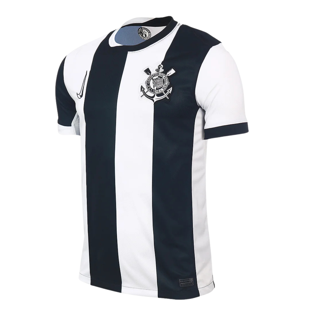 Camisa Corinthians III 2024/25 Masculina - Branca e Preta